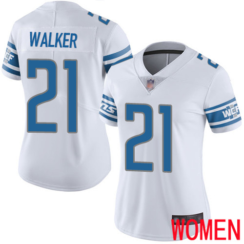 Detroit Lions Limited White Women Tracy Walker Road Jersey NFL Football #21 Vapor Untouchable->women nfl jersey->Women Jersey